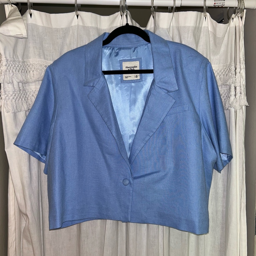 Abercrombie & Fitch Light Blue Blazer